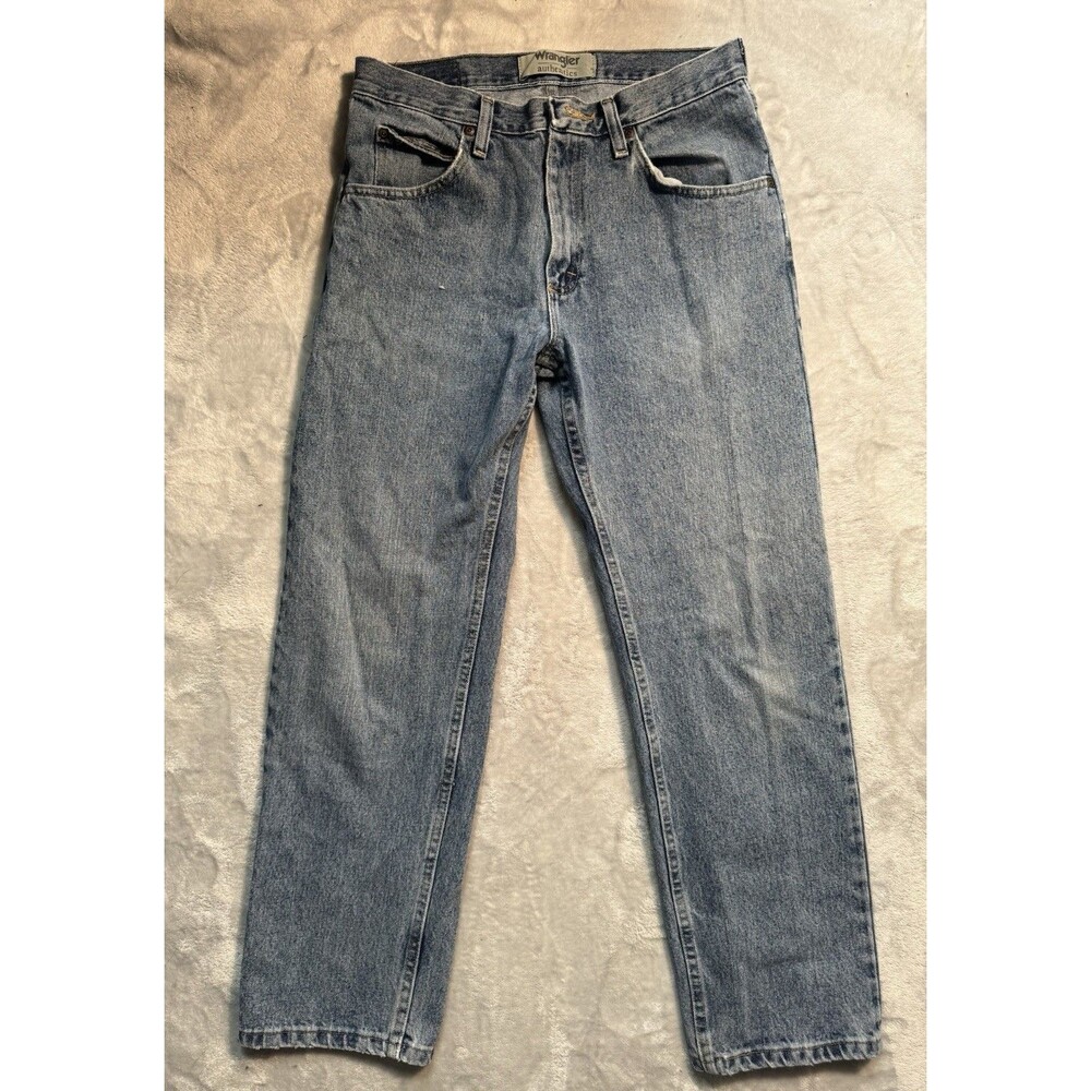Wrangler Authentics Jeans Men's 31x30 Blue Denim Straight Leg Classic Fit